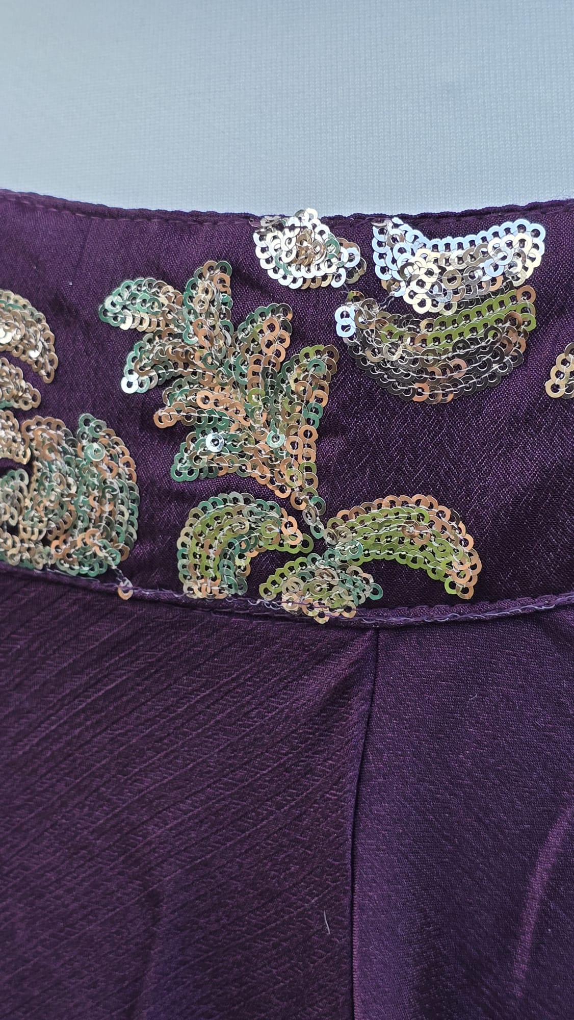 Aubergine Purple Halter Neck Palazzo