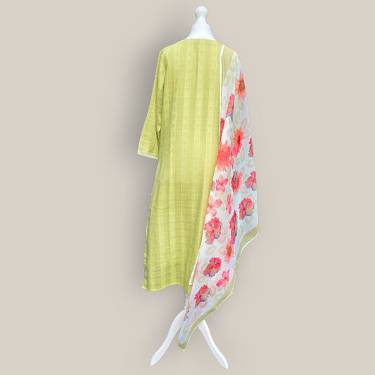 Light Green cotton suit